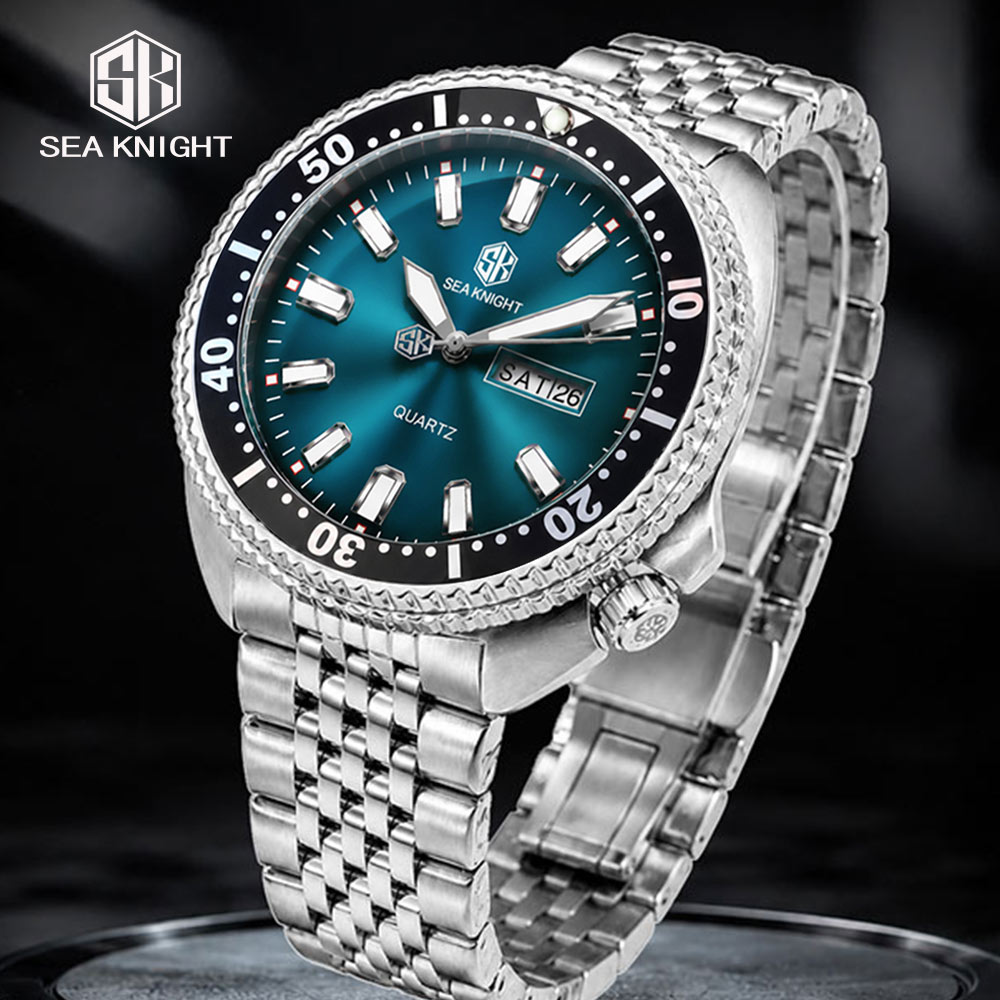 Smartwatch Luxury Watches For Men - SEA KNIGHT New Luxury Business Quartz