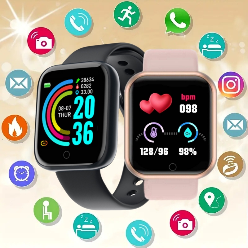 Smartwatch Digital Watches For Women - Smart Watch Message Remind Music Control