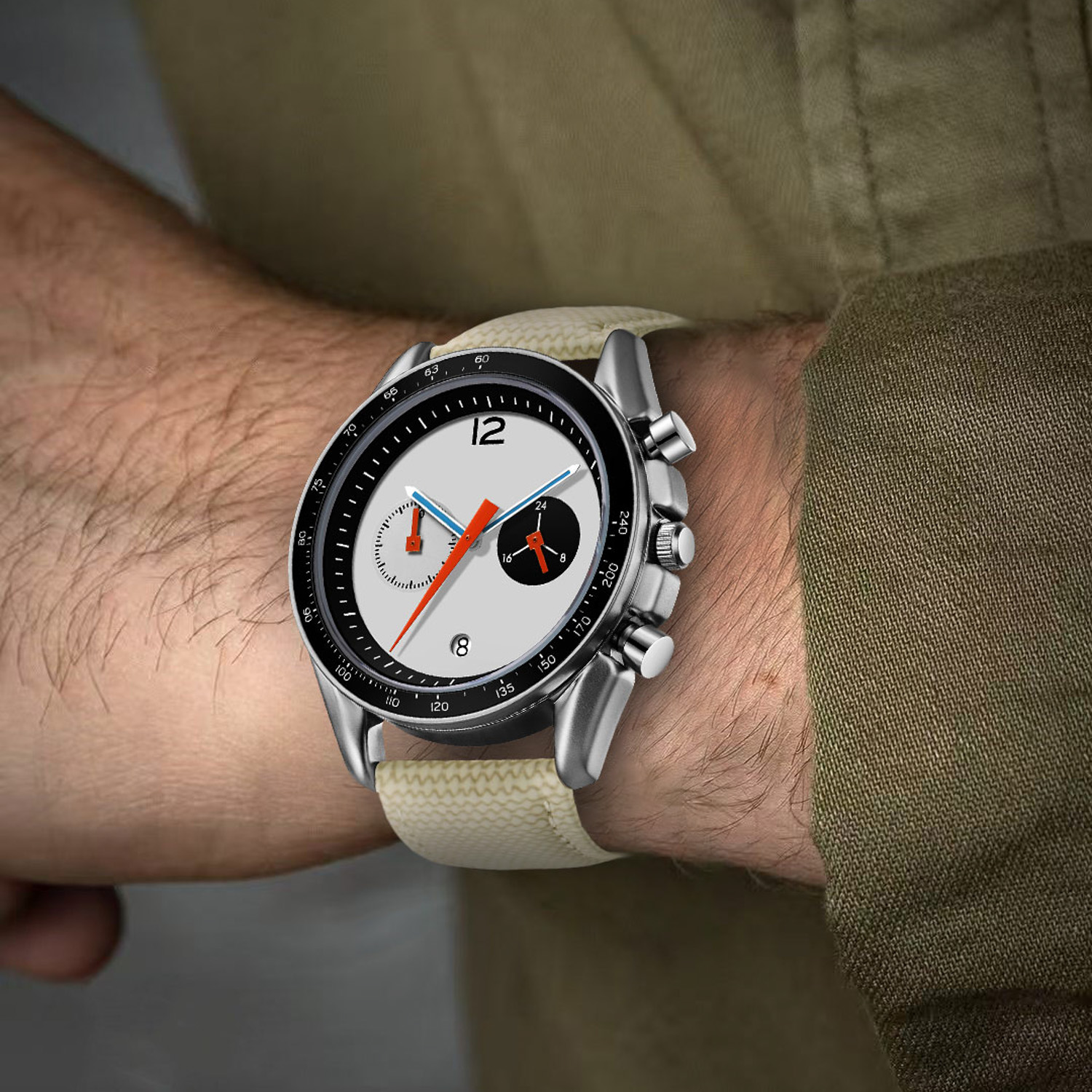 Smartwatch Watches Gift For Men - CILOA Vintage Racing Chronograph Men Watch
