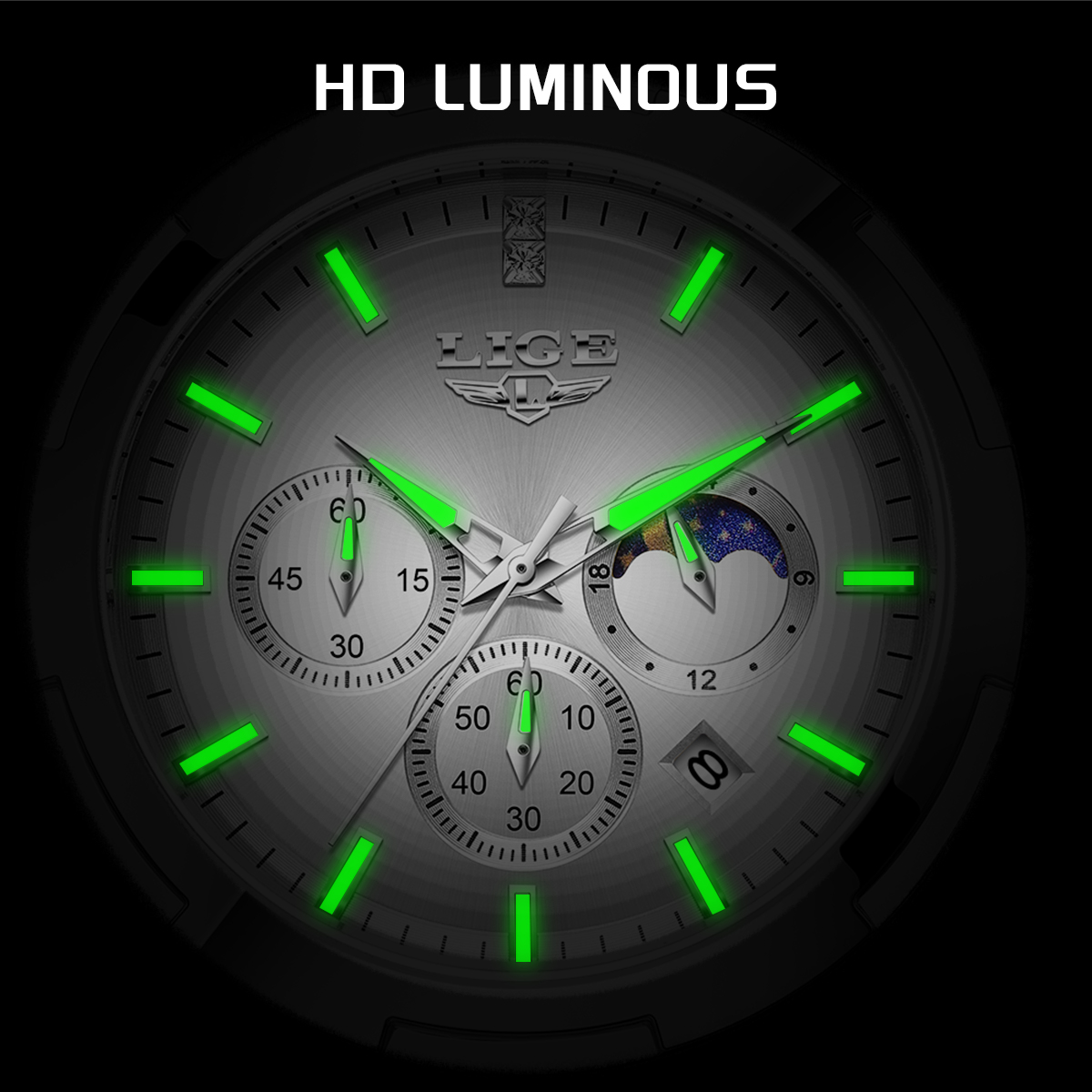 LIGE Top Brand Luxury Watch Wo - Smartwatch Ladies Watches Branded review and price