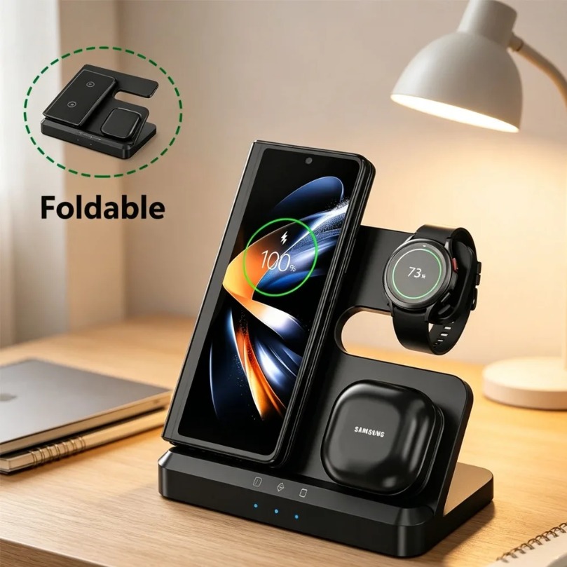 3 in 1 Fast Wireless Charger F - Watches Smartwatch Samsung review and price