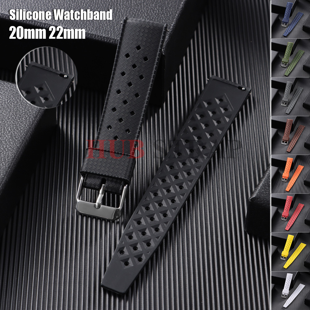 Tropical Rubber Straps 20mm 22 - Citizen Watches Smartwatch review and price