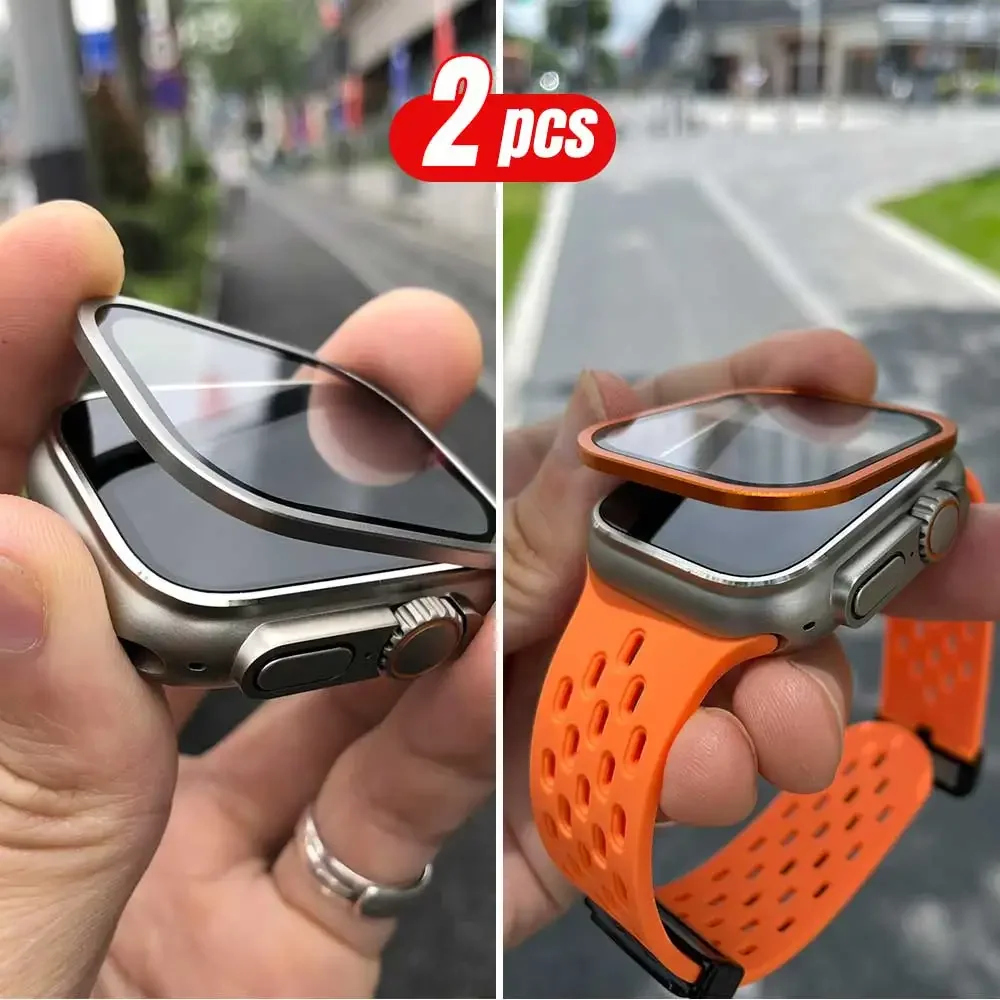 2PCS Titanium Metal Frame for  - Smartwatch Watches For Mens review and price