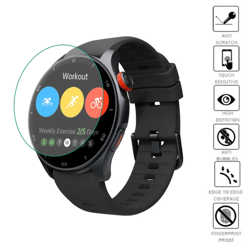 5pcs TPU Soft Smartwatch Clear - Smartwatch English review and price