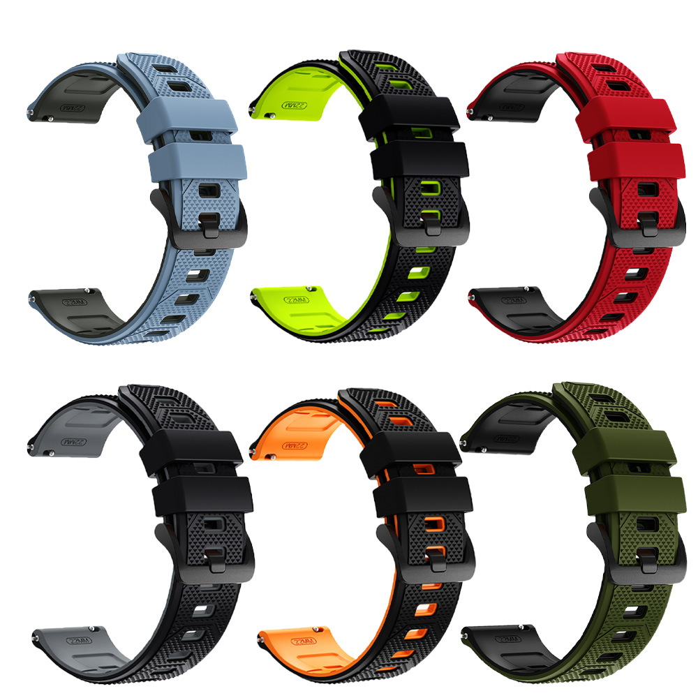 22mm Soft Silicone Watch Strap - Smartwatch Running Watches For Men review and price