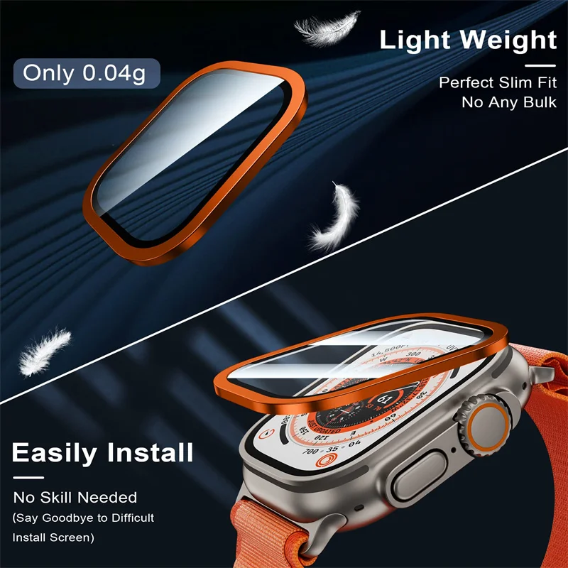 Tempered Glass for Apple Watch - Smartwatch Watches Gift For Men review and price