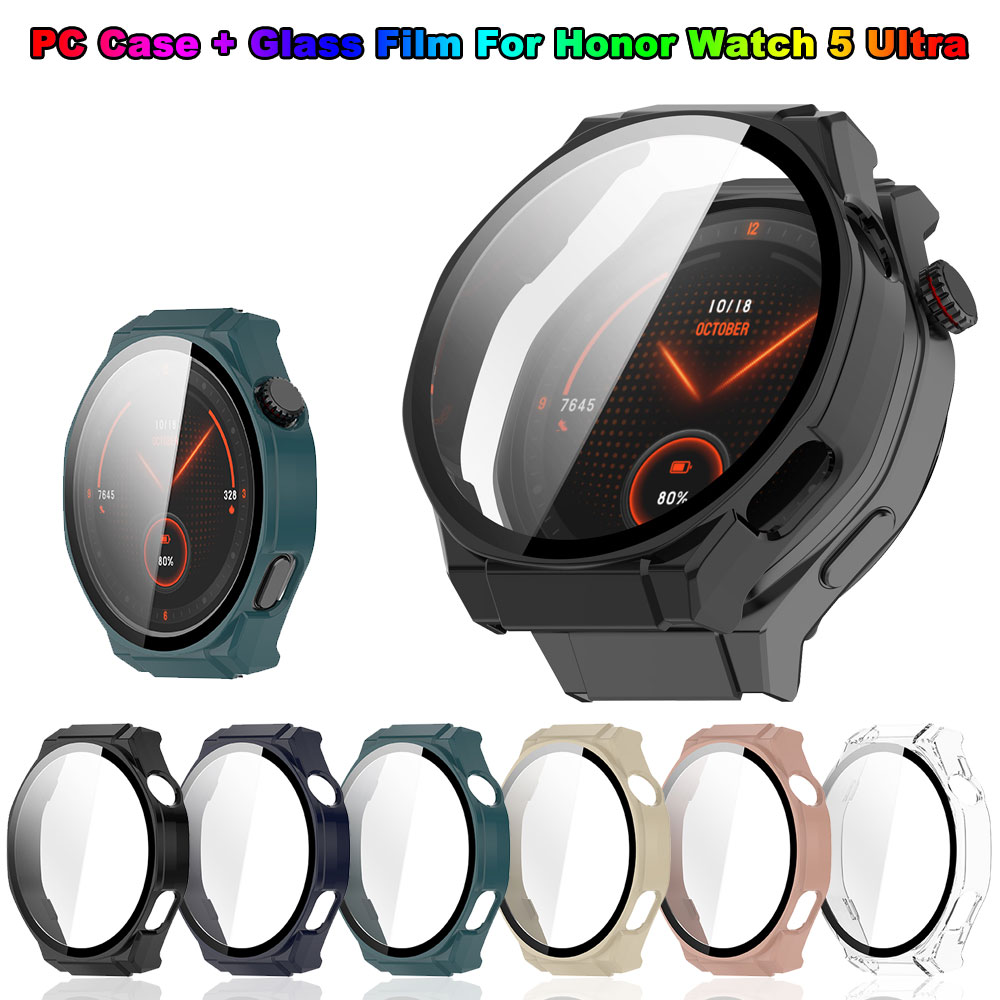 PC + Tempered Glass Case For H - Smartwatch English review and price