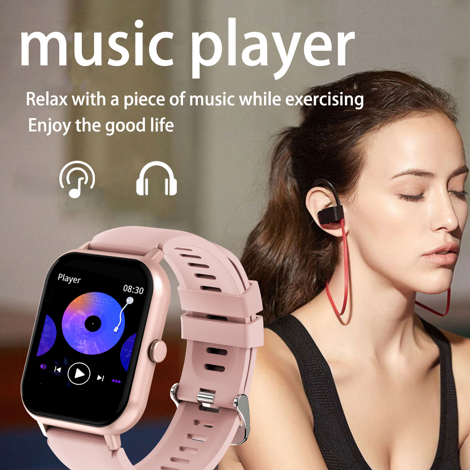 1.44inch Smart watch, wireless - Smartwatch Iphone Watch For Men review and price