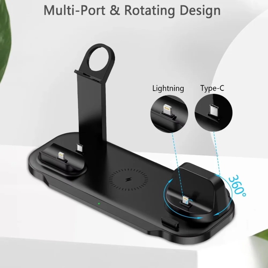 7 in 1 Wireless Charger Stand  - Watches Smartwatch Samsung review and price
