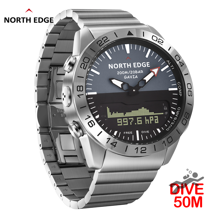 NORTH EDGE Mens Dive Watch Mil - Smartwatch Army Watches For Men review and price