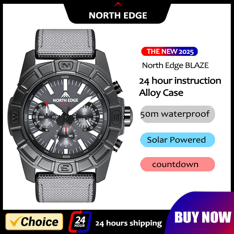 NORTH EDGE 2025 BLAZE Men Quar - Smartwatch Army Watches For Men review and price