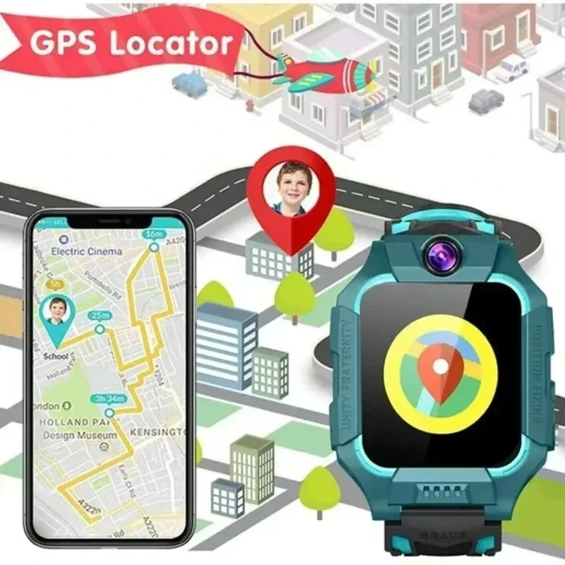 Lenovo 5G Kids Smart Watch Gif - Smartwatch Watches For Kids With Gps review and price