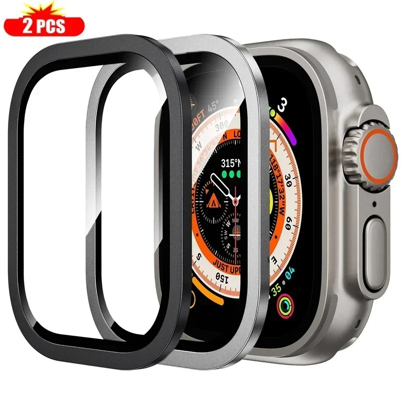 2PCS Tempered Glass for Apple  - Smartwatch Watches For Mens review and price
