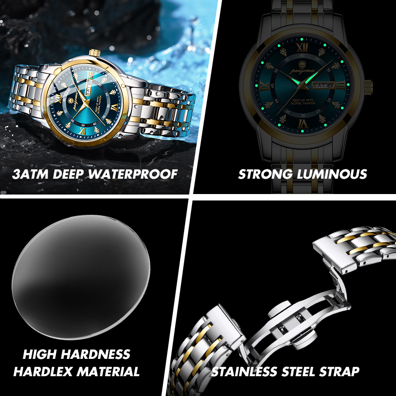 PAAZOMU Watch Men Women Diamon - Smartwatch Luxury Watches For Men review and price