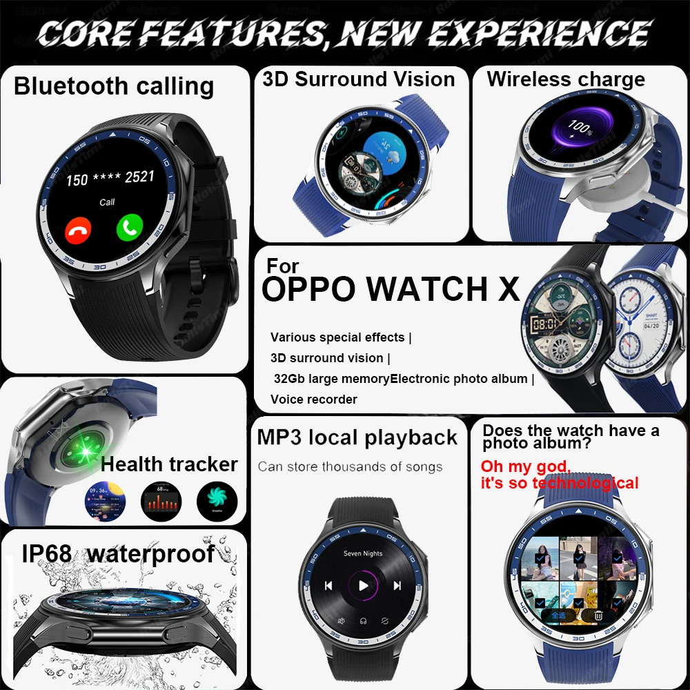 1.43 AMOLED Smart Watch 3D Sur - Smartwatch Oppo Watch review and price