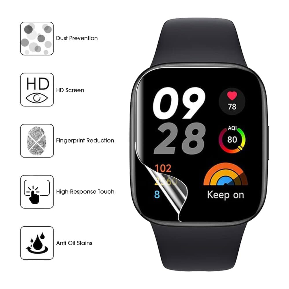 3/6pcs Hydrogel Protective Fil - Watch Redmi review and price