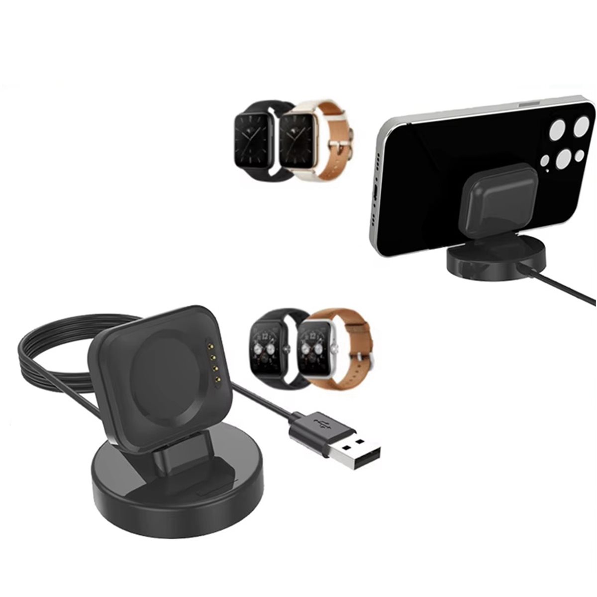 update. 2X Charger Dock Statio - Smartwatch Oppo Watch review and price
