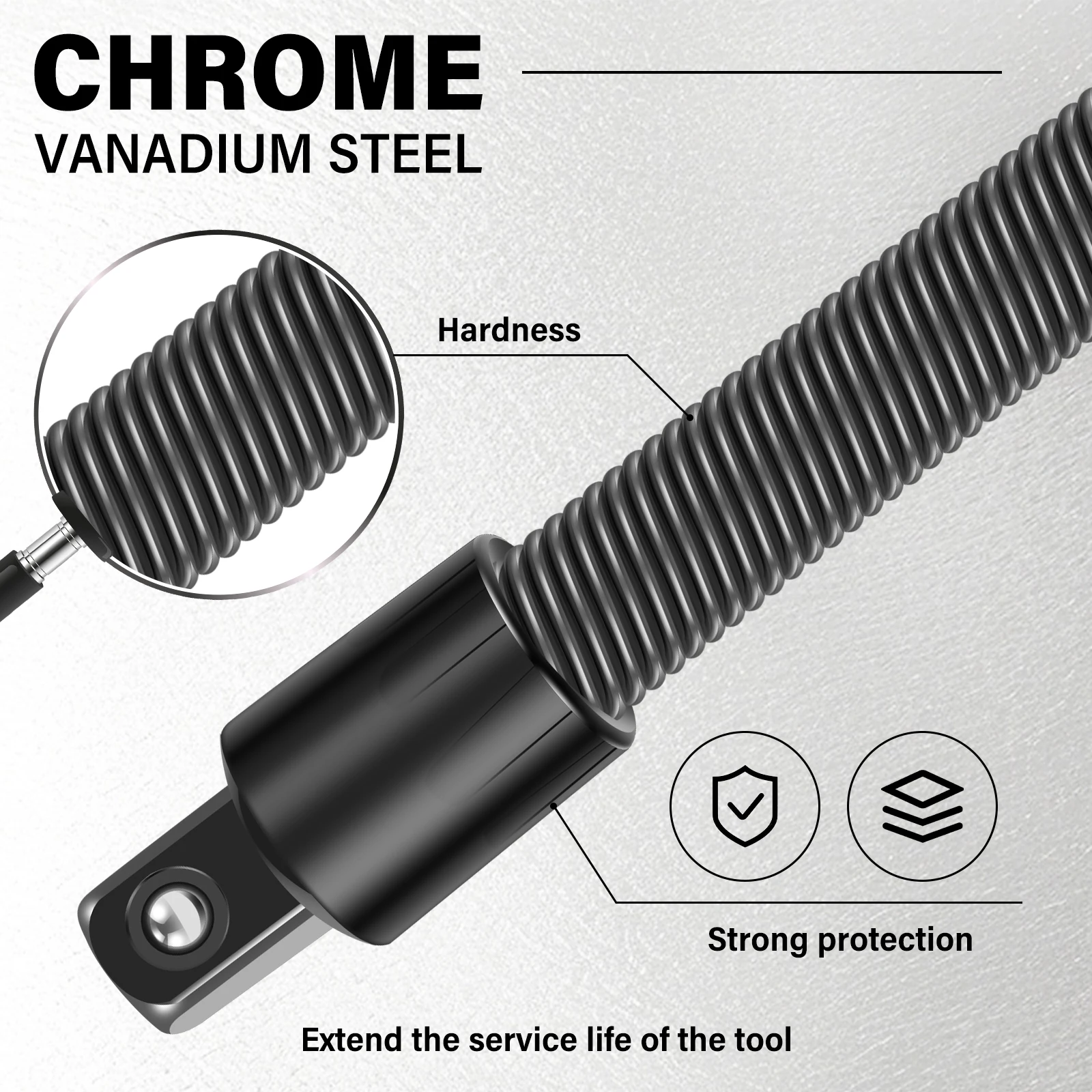1/2 Flexible Socket Extension  - Spring Bar Tool review and price