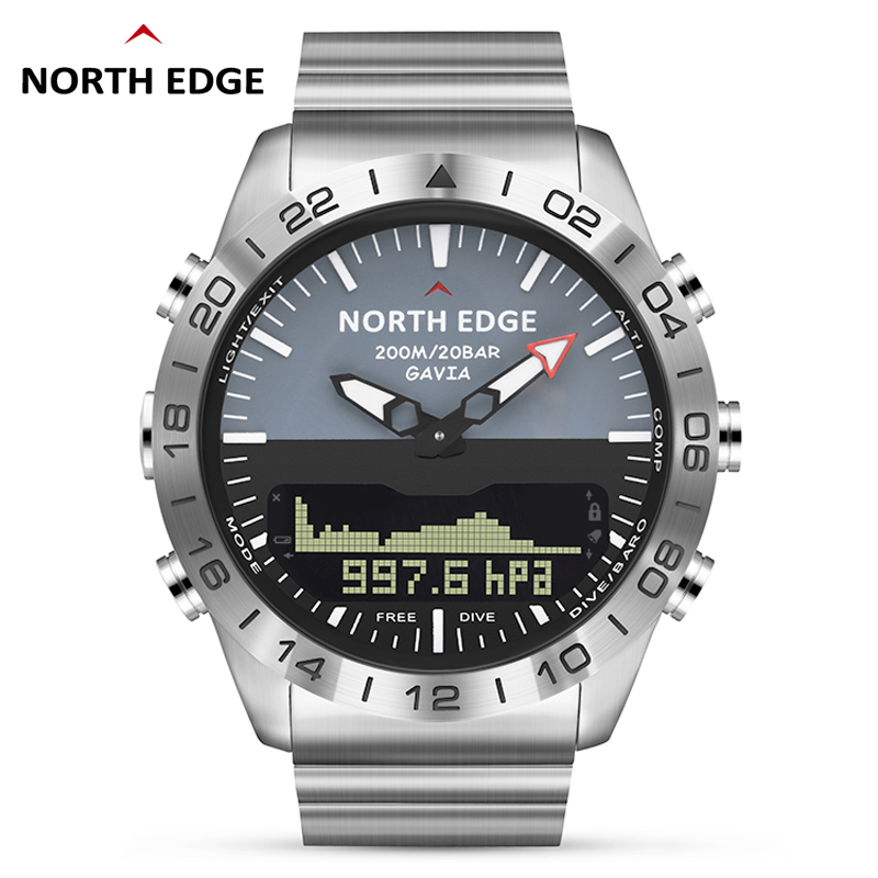 NORTH EDGE Mens Dive Watch Mil - Smartwatch Army Watches For Men review and price