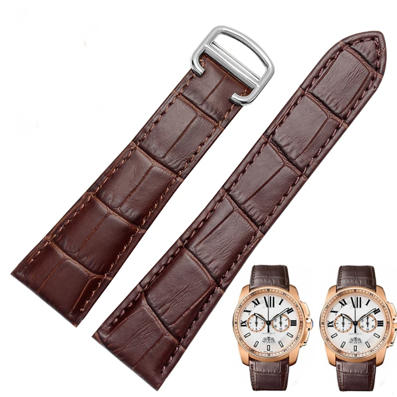 Watchband Genuine Leather Watc - Cartier Watch Tank review and price