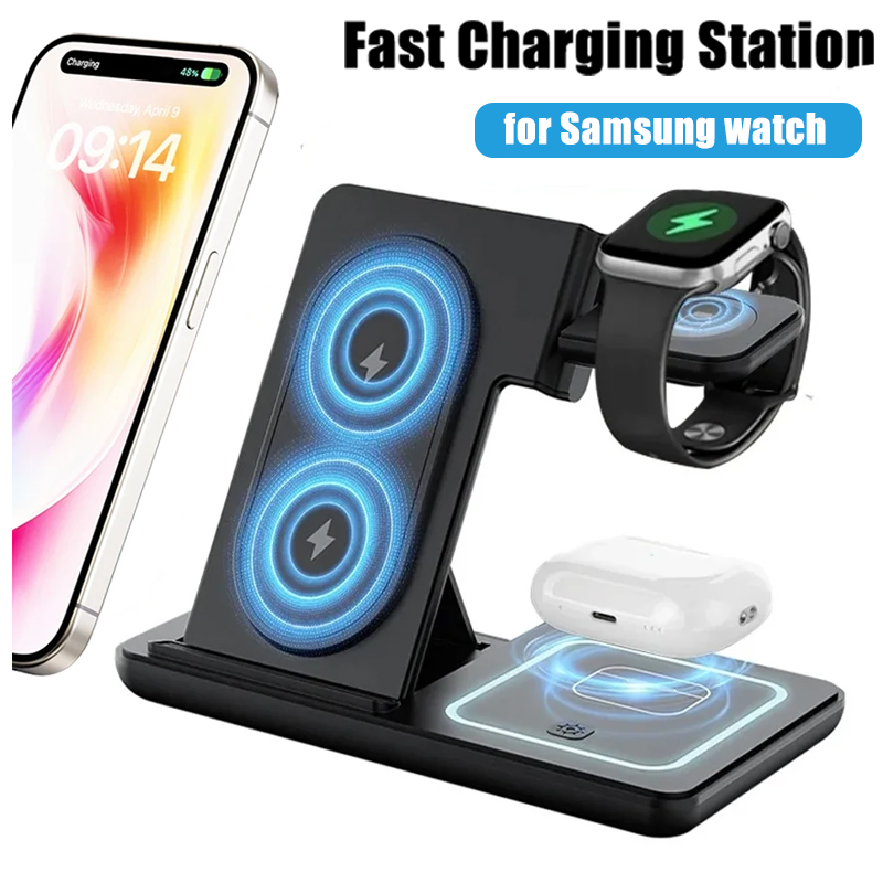 3 in 1 Foldable Wireless Charg - Watches Smartwatch Samsung review and price