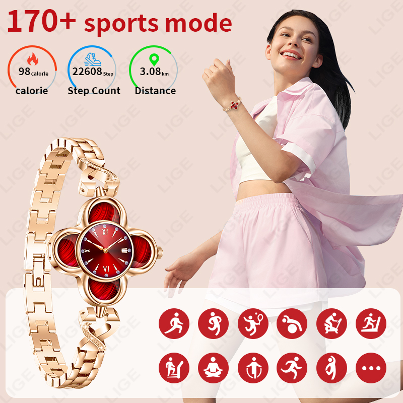 LIGE Quartz Smartwatch AI Brac - Smartwatch Digital Watches For Women review and price