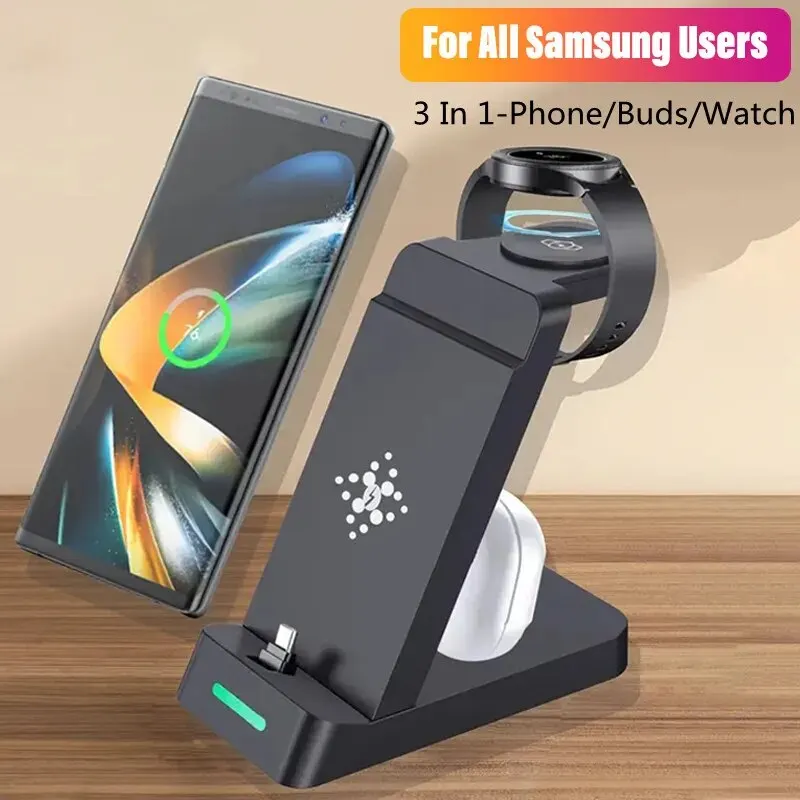 3 In 1 Charging Station for Sa - Watches Smartwatch Samsung review and price