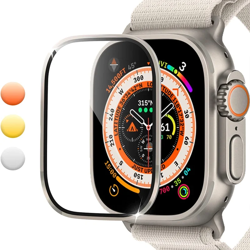 Tempered Glass Film for Apple  - Smartwatch Watches Gift For Men review and price