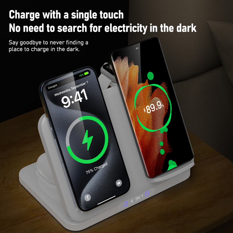 4 in 1 Dual Phone Wireless Cha - Watches Smartwatch Samsung review and price