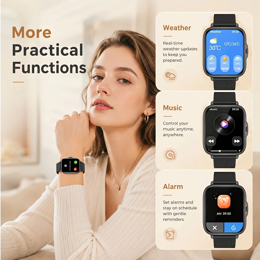 Smartwatch, Full Touchscreen f - Smartwatch Sports Watches For Women review and price