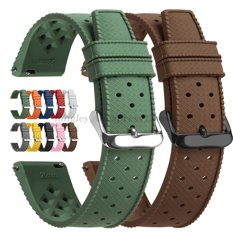 Tropical Silicone Watch Band Q - Citizen Watches Smartwatch review and price