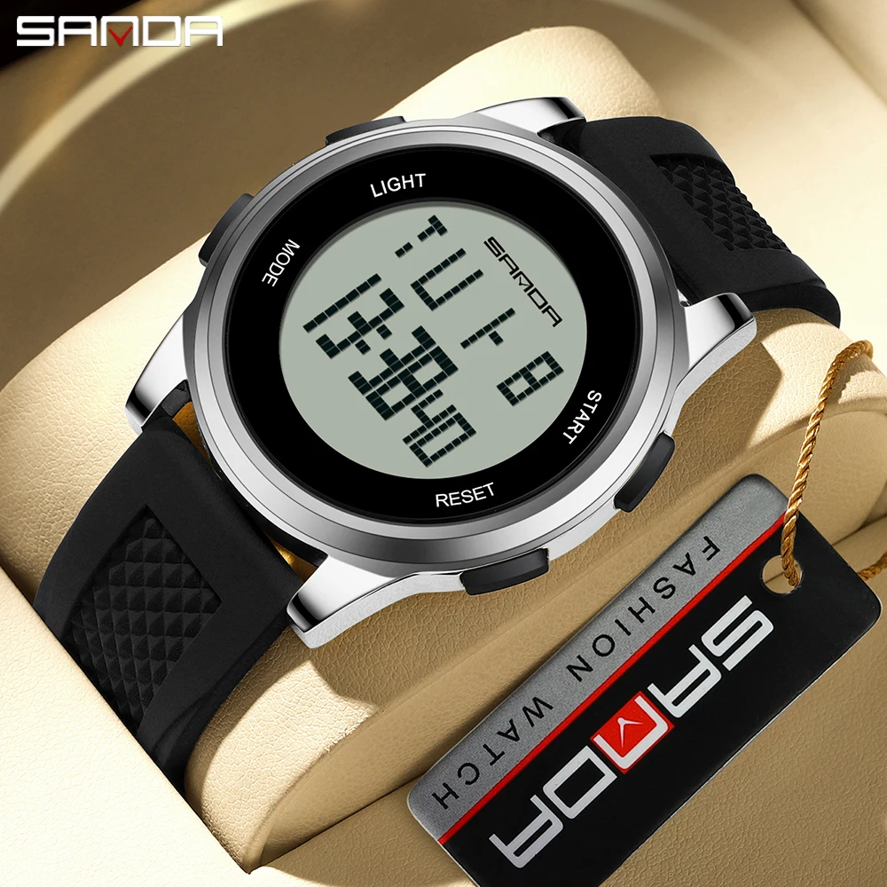 SANDA 9067 Digital Watch Men M - Smartwatch Army Watches For Men review and price