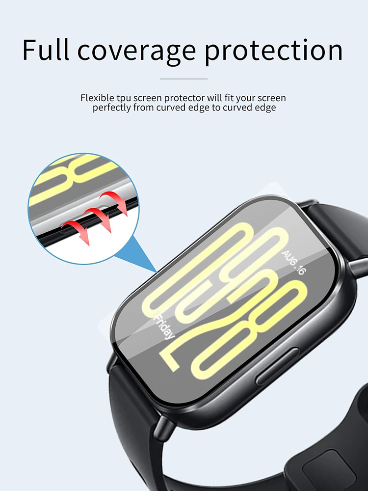 Screen Protector for Redmi Wat - Watch Redmi review and price