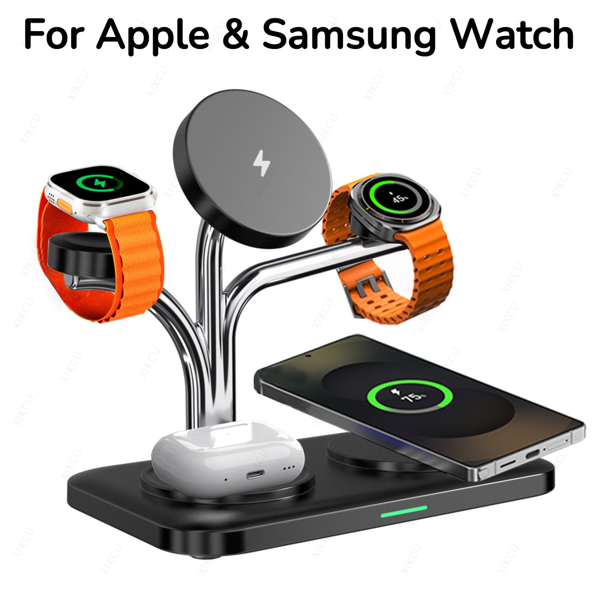 5 IN 1 Magnetic Wireless Charg - Watches Smartwatch Samsung review and price