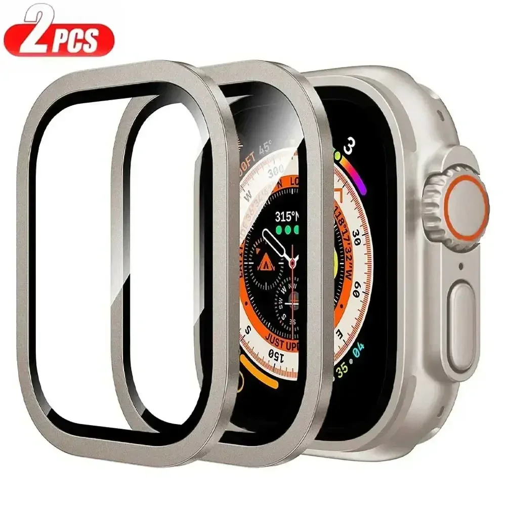 Aluminium Alloy Case+Tempered  - Smartwatch Watches Gift For Men review and price