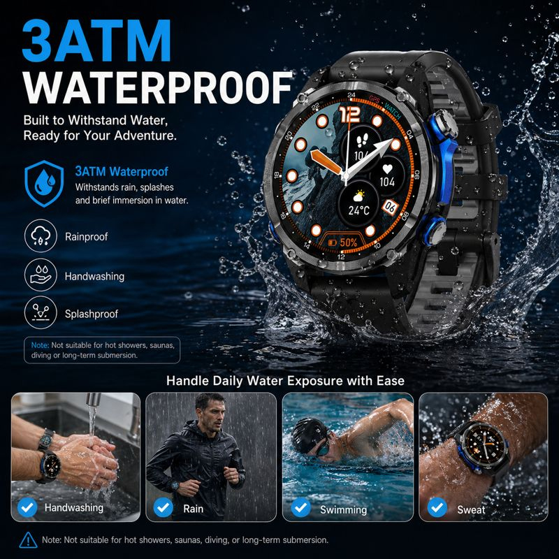 2026 New Army Grade TANK GPS O - Smartwatch Army Watches For Men review and price